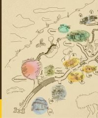 mapa da pousada ronco do bugio