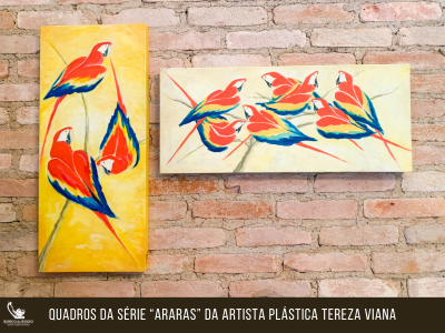 Suite 01 - quadro araras